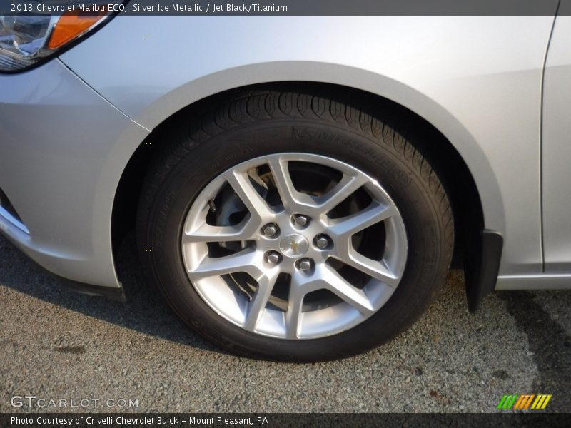Silver Ice Metallic / Jet Black/Titanium 2013 Chevrolet Malibu ECO
