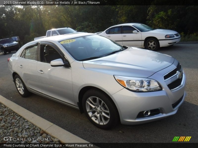 Silver Ice Metallic / Jet Black/Titanium 2013 Chevrolet Malibu ECO