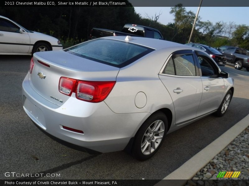 Silver Ice Metallic / Jet Black/Titanium 2013 Chevrolet Malibu ECO