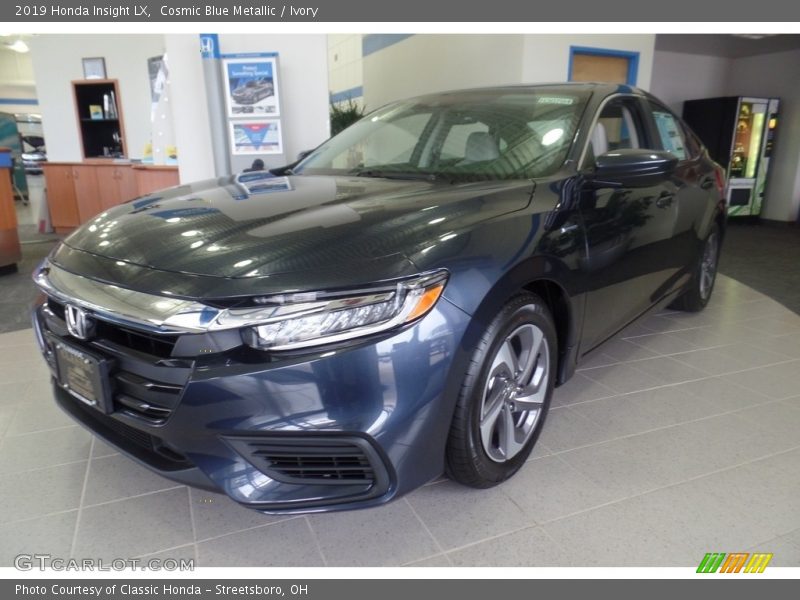 Cosmic Blue Metallic / Ivory 2019 Honda Insight LX