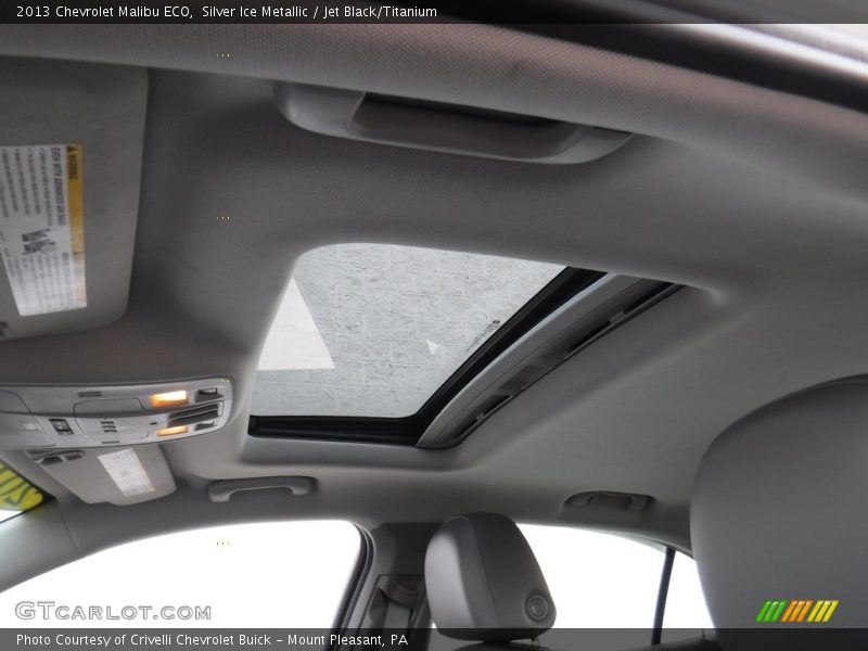 Silver Ice Metallic / Jet Black/Titanium 2013 Chevrolet Malibu ECO