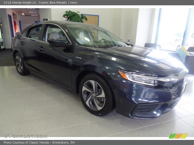 Cosmic Blue Metallic / Ivory 2019 Honda Insight LX