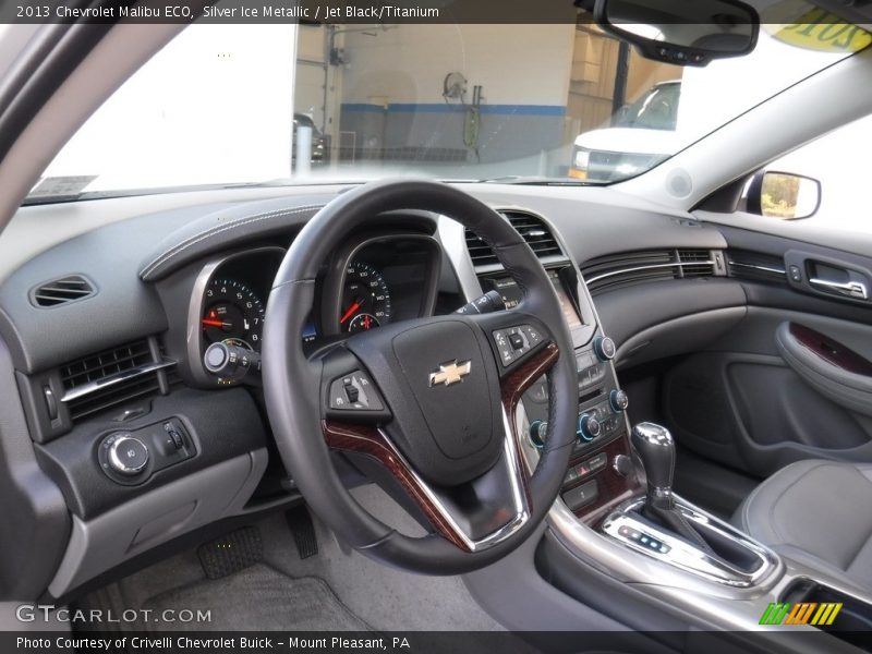 Silver Ice Metallic / Jet Black/Titanium 2013 Chevrolet Malibu ECO