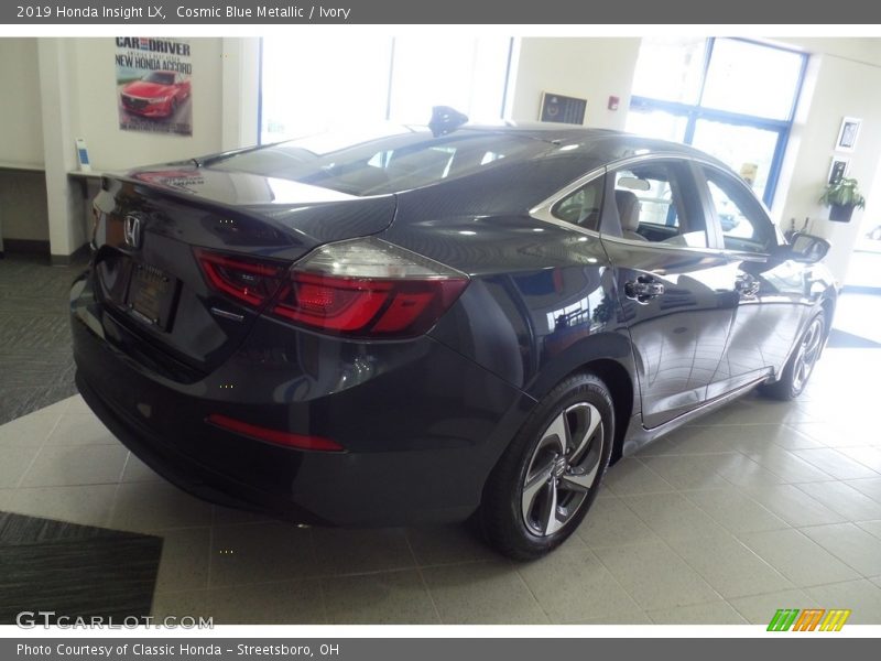 Cosmic Blue Metallic / Ivory 2019 Honda Insight LX