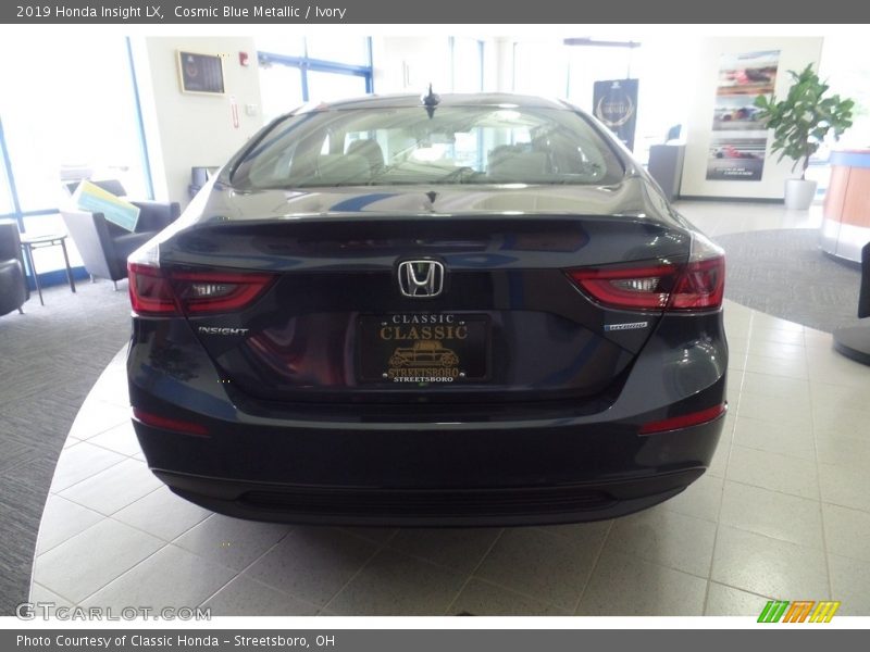 Cosmic Blue Metallic / Ivory 2019 Honda Insight LX