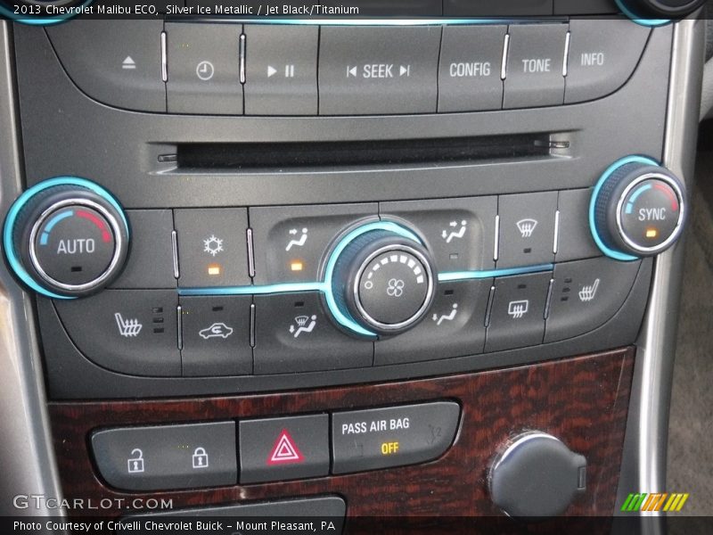 Silver Ice Metallic / Jet Black/Titanium 2013 Chevrolet Malibu ECO