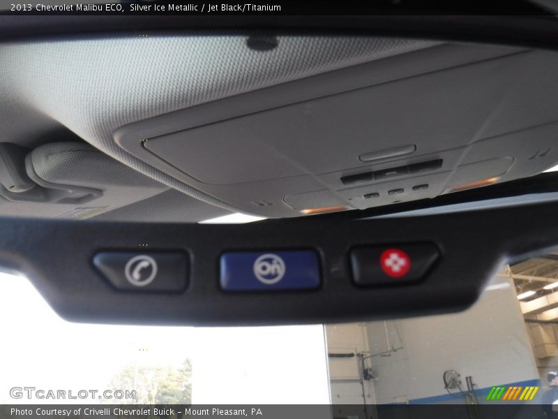 Silver Ice Metallic / Jet Black/Titanium 2013 Chevrolet Malibu ECO