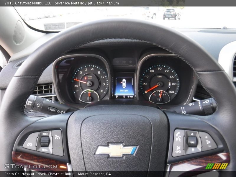 Silver Ice Metallic / Jet Black/Titanium 2013 Chevrolet Malibu ECO
