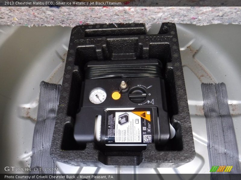Silver Ice Metallic / Jet Black/Titanium 2013 Chevrolet Malibu ECO