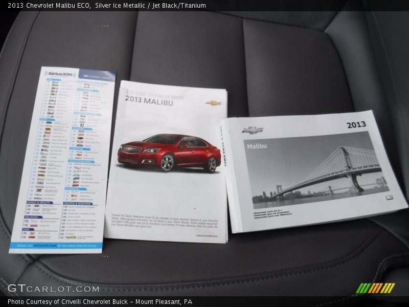 Silver Ice Metallic / Jet Black/Titanium 2013 Chevrolet Malibu ECO