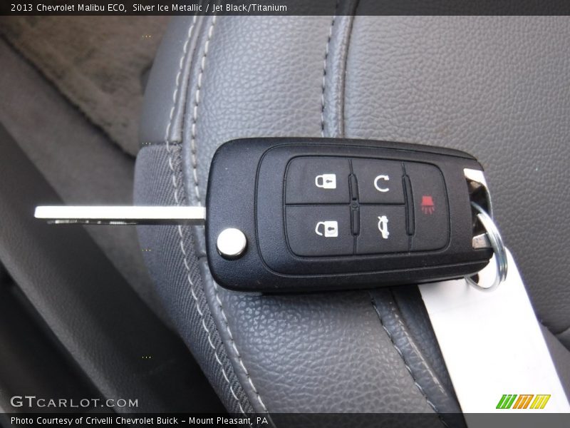 Silver Ice Metallic / Jet Black/Titanium 2013 Chevrolet Malibu ECO