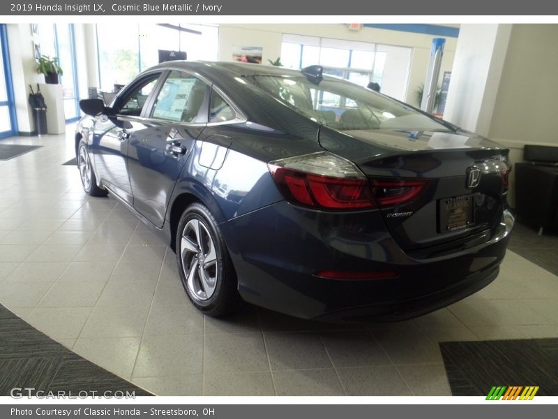 Cosmic Blue Metallic / Ivory 2019 Honda Insight LX