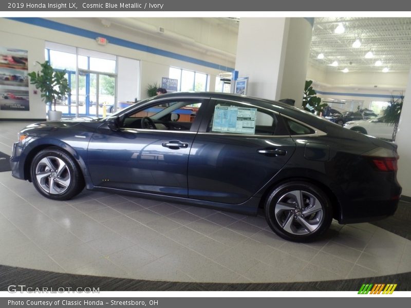 Cosmic Blue Metallic / Ivory 2019 Honda Insight LX