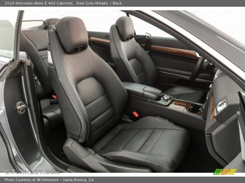 Steel Grey Metallic / Black 2016 Mercedes-Benz E 400 Cabriolet