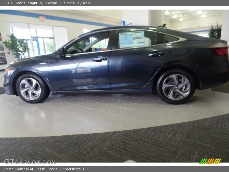 Cosmic Blue Metallic / Ivory 2019 Honda Insight LX