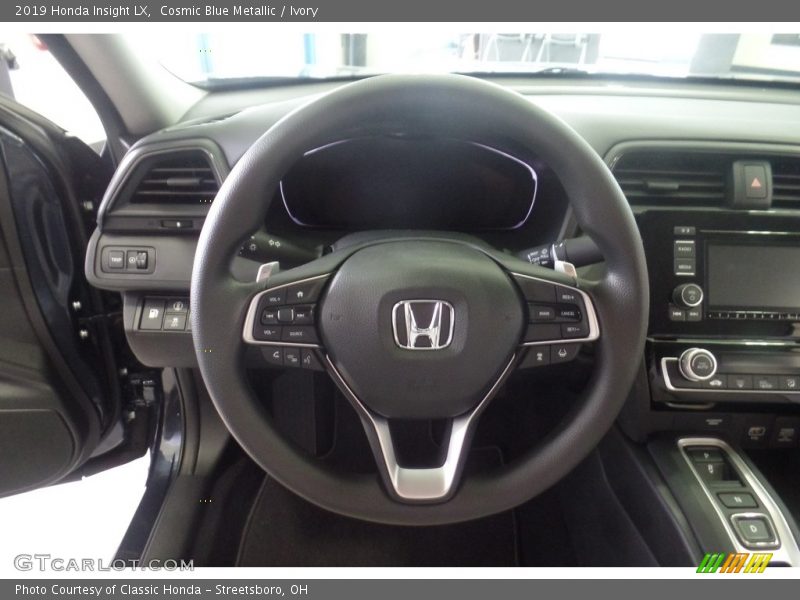 Cosmic Blue Metallic / Ivory 2019 Honda Insight LX