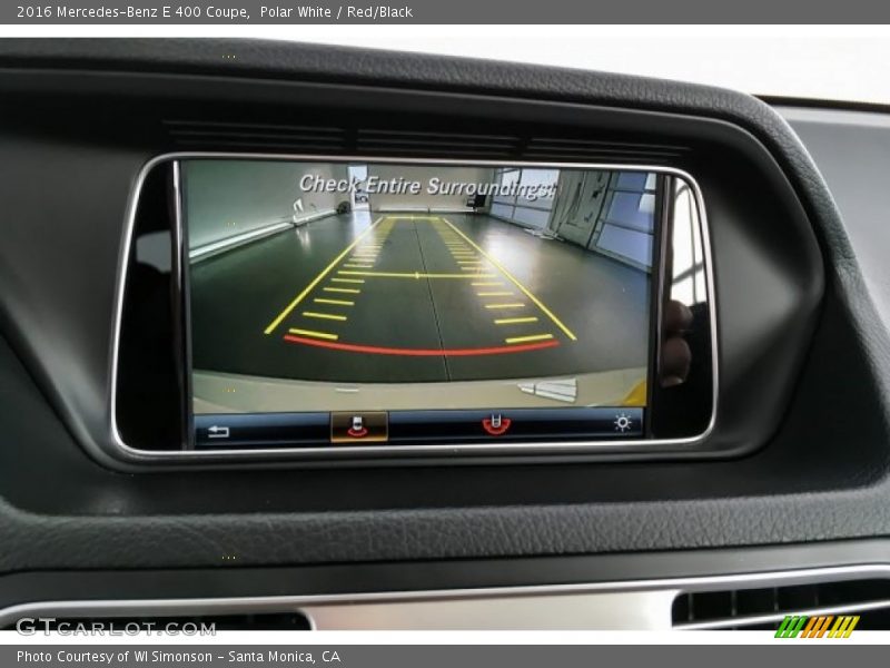 Polar White / Red/Black 2016 Mercedes-Benz E 400 Coupe