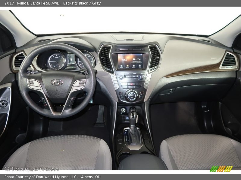 Becketts Black / Gray 2017 Hyundai Santa Fe SE AWD