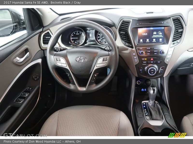 Becketts Black / Gray 2017 Hyundai Santa Fe SE AWD