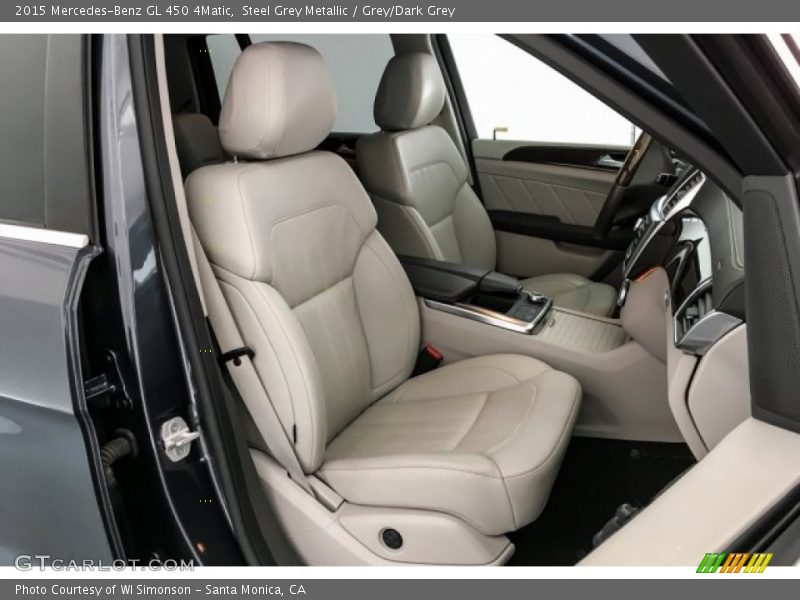 Steel Grey Metallic / Grey/Dark Grey 2015 Mercedes-Benz GL 450 4Matic