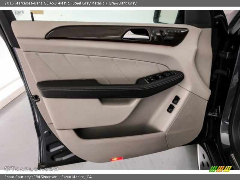 Steel Grey Metallic / Grey/Dark Grey 2015 Mercedes-Benz GL 450 4Matic