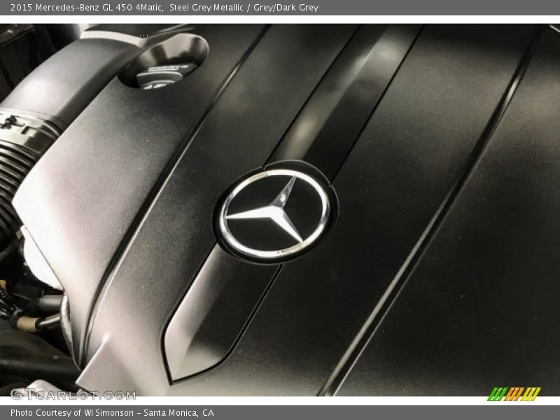 Steel Grey Metallic / Grey/Dark Grey 2015 Mercedes-Benz GL 450 4Matic