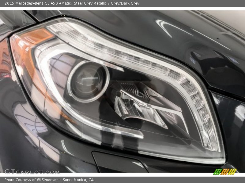 Steel Grey Metallic / Grey/Dark Grey 2015 Mercedes-Benz GL 450 4Matic