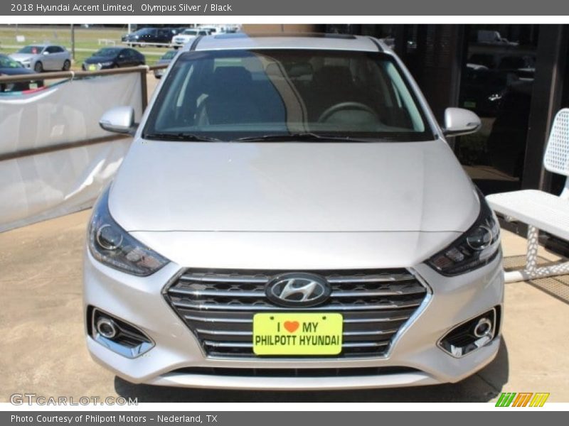 Olympus Silver / Black 2018 Hyundai Accent Limited