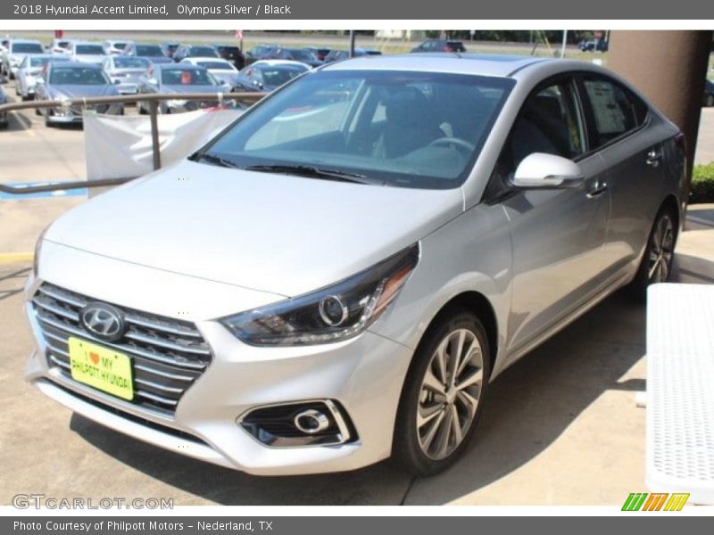 Olympus Silver / Black 2018 Hyundai Accent Limited