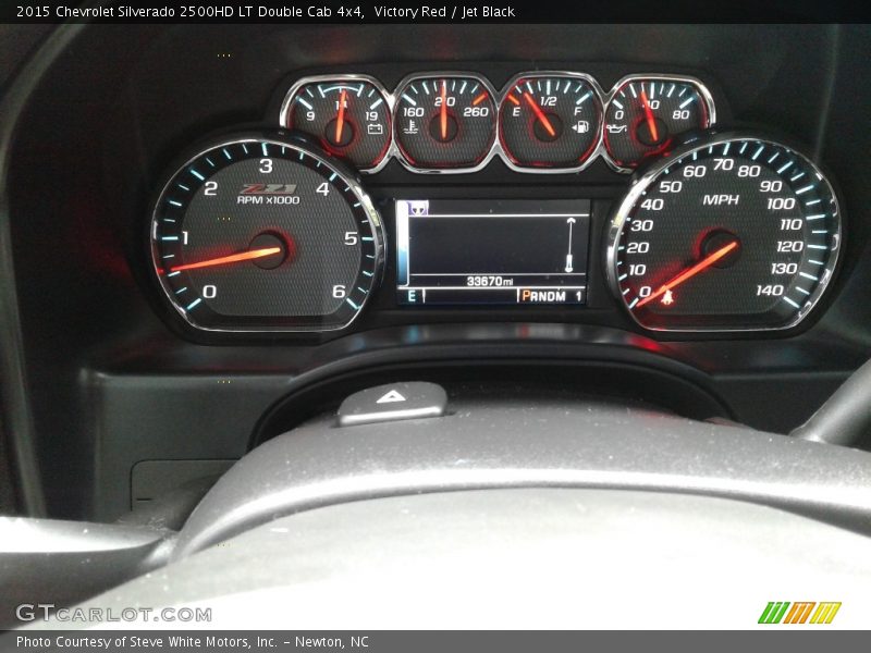 Victory Red / Jet Black 2015 Chevrolet Silverado 2500HD LT Double Cab 4x4