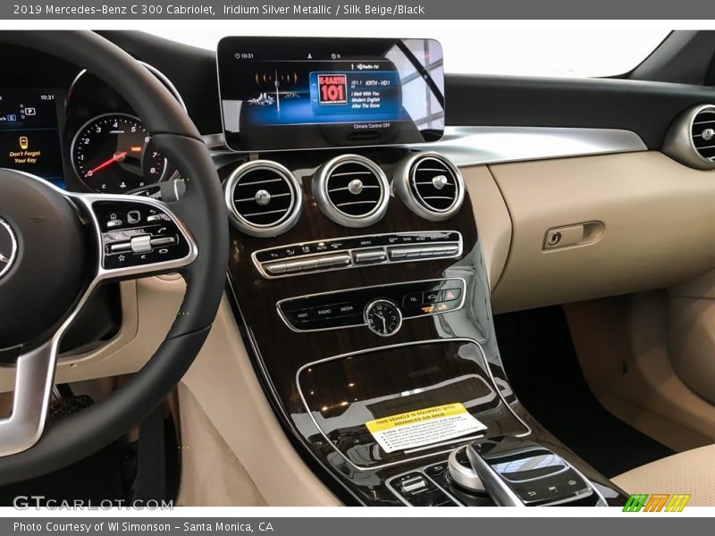 Controls of 2019 C 300 Cabriolet