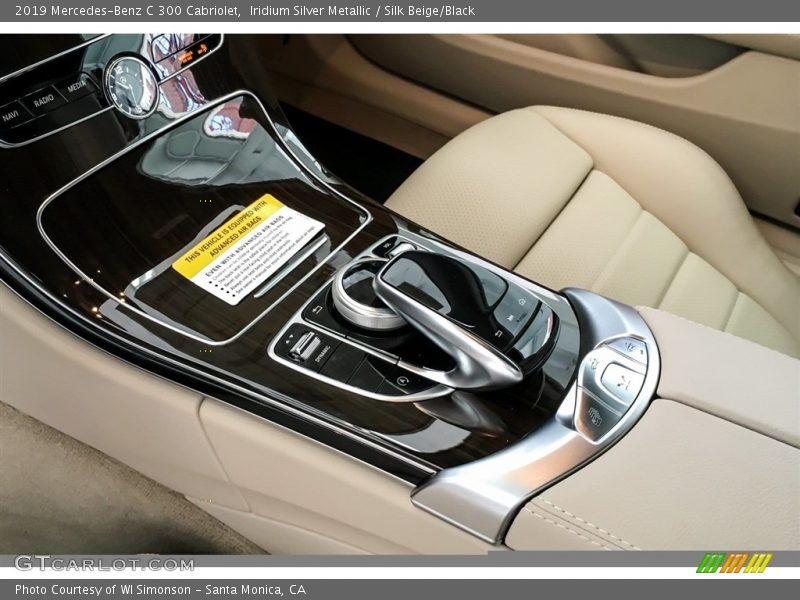 Iridium Silver Metallic / Silk Beige/Black 2019 Mercedes-Benz C 300 Cabriolet