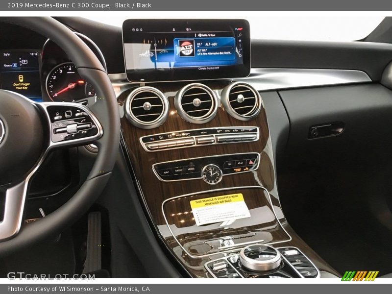 Controls of 2019 C 300 Coupe