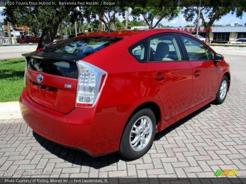 Barcelona Red Metallic / Bisque 2010 Toyota Prius Hybrid IV