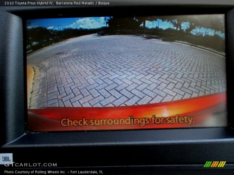 Barcelona Red Metallic / Bisque 2010 Toyota Prius Hybrid IV