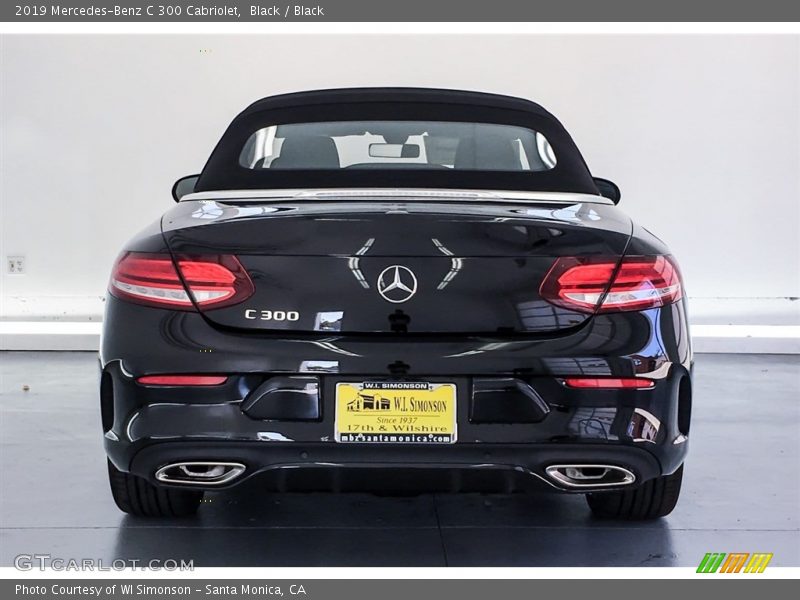 Black / Black 2019 Mercedes-Benz C 300 Cabriolet