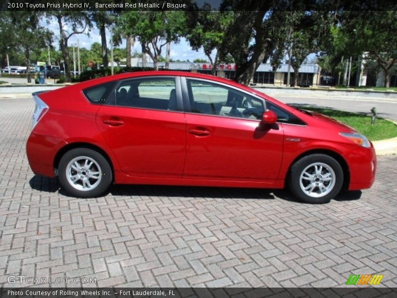 Barcelona Red Metallic / Bisque 2010 Toyota Prius Hybrid IV