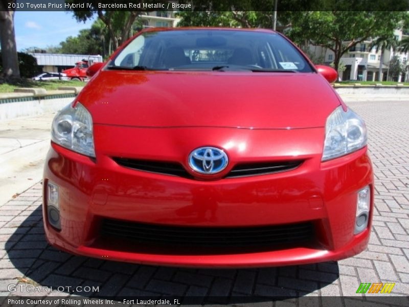 Barcelona Red Metallic / Bisque 2010 Toyota Prius Hybrid IV