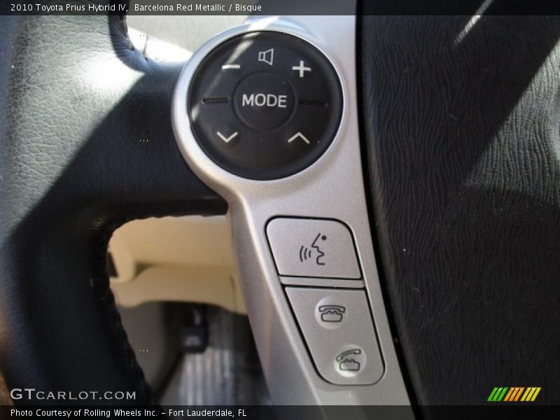 Barcelona Red Metallic / Bisque 2010 Toyota Prius Hybrid IV