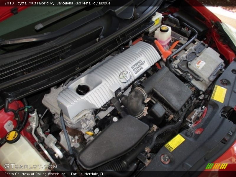 Barcelona Red Metallic / Bisque 2010 Toyota Prius Hybrid IV