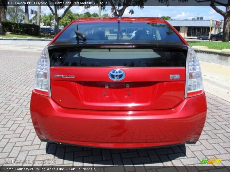 Barcelona Red Metallic / Bisque 2010 Toyota Prius Hybrid IV