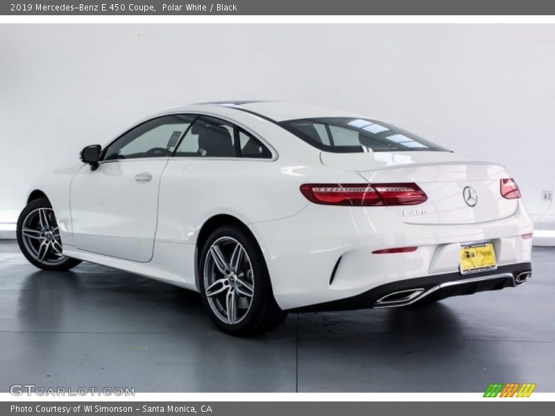 Polar White / Black 2019 Mercedes-Benz E 450 Coupe