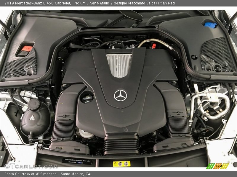  2019 E 450 Cabriolet Engine - 3.0 Liter Turbocharged DOHC 24-Valve VVT V6