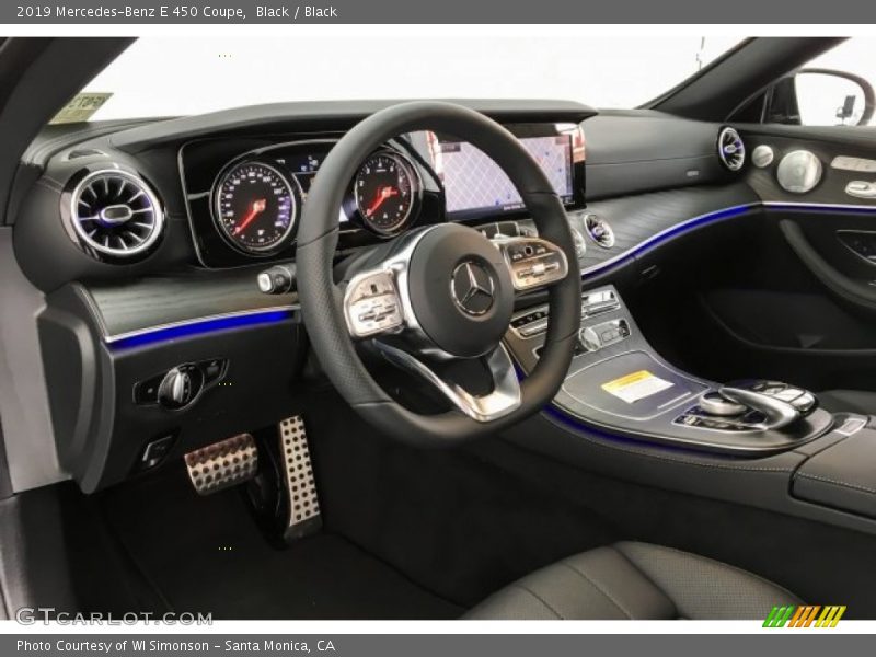 Black / Black 2019 Mercedes-Benz E 450 Coupe