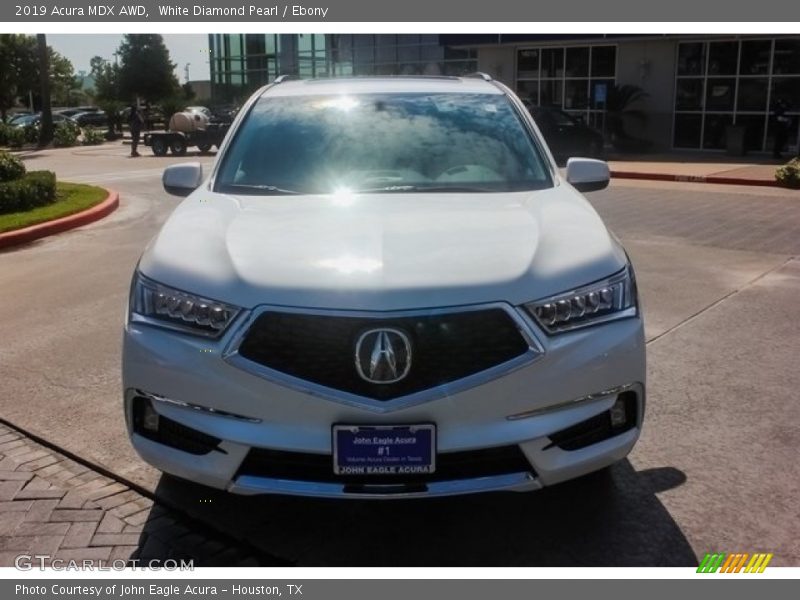 White Diamond Pearl / Ebony 2019 Acura MDX AWD