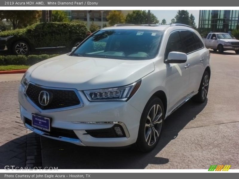 White Diamond Pearl / Ebony 2019 Acura MDX AWD