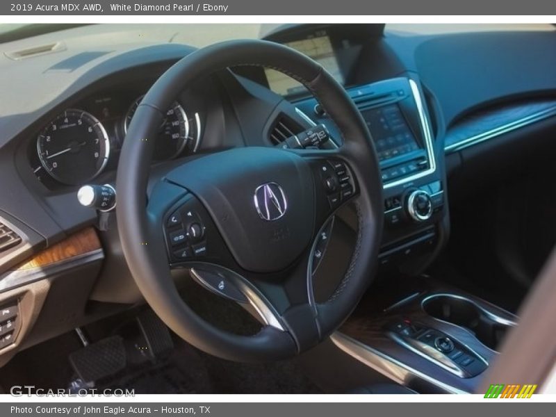 White Diamond Pearl / Ebony 2019 Acura MDX AWD