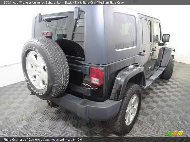 Black / Dark Slate Gray/Medium Slate Gray 2009 Jeep Wrangler Unlimited Sahara 4x4