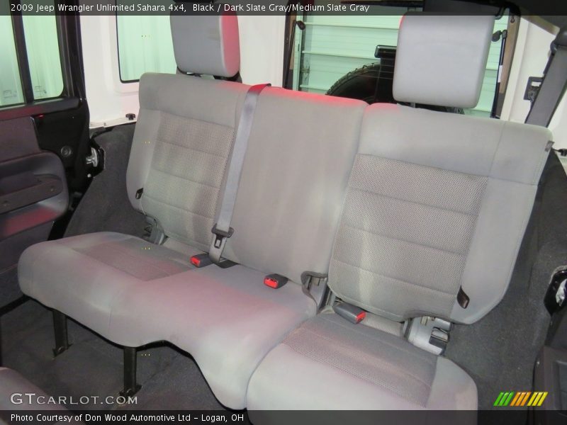 Black / Dark Slate Gray/Medium Slate Gray 2009 Jeep Wrangler Unlimited Sahara 4x4
