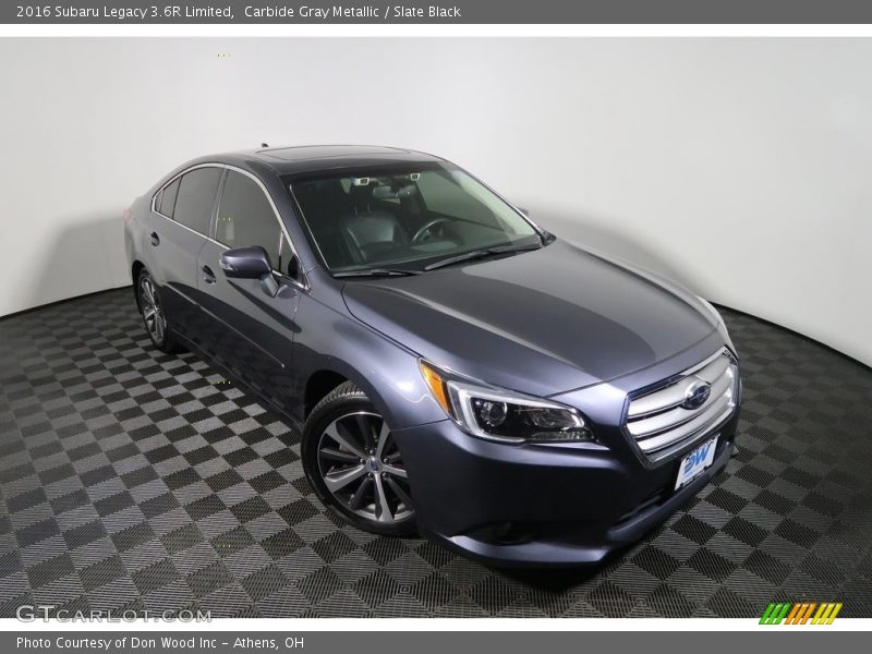 Carbide Gray Metallic / Slate Black 2016 Subaru Legacy 3.6R Limited